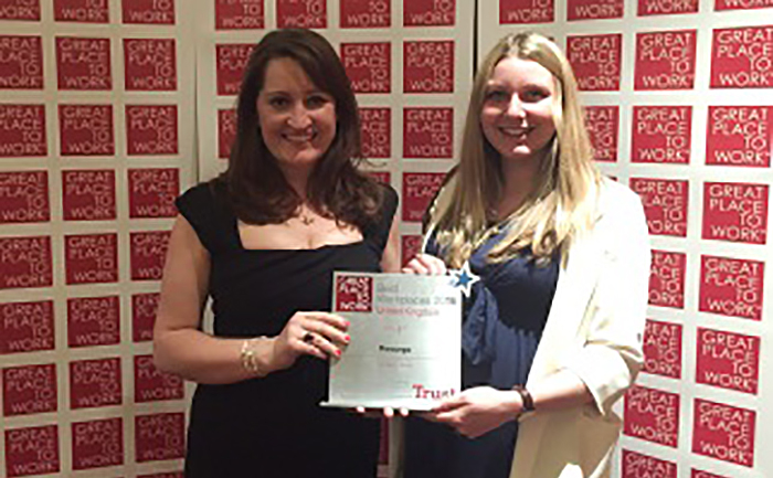 Resurgo Wins Great Place to Work® Award