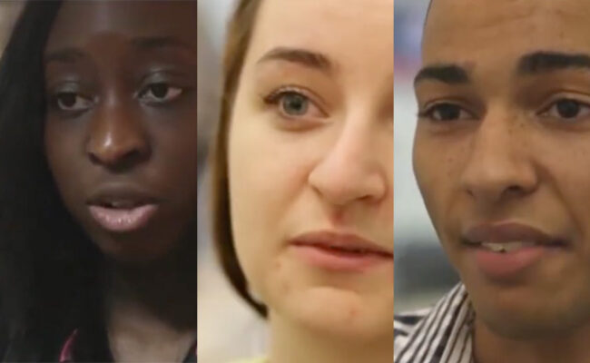 Abigail, Laura and Damaris