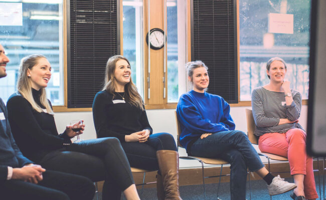 Laughter in a group session