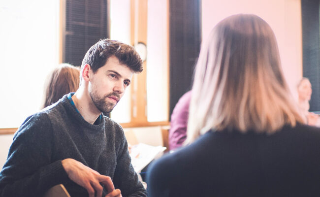 Discussion in meeting